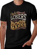 Only Losers Use Bookmarks Graphic Tee product image 1