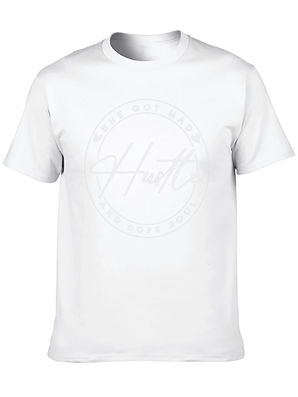 She Got Mad Hustle T-Shirt - Black Crew Neck Tee product image 9