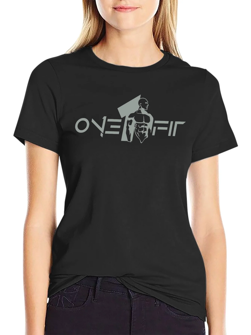 Overfit Black Graphic T-Shirt | Mens Fitness Apparel product image 2
