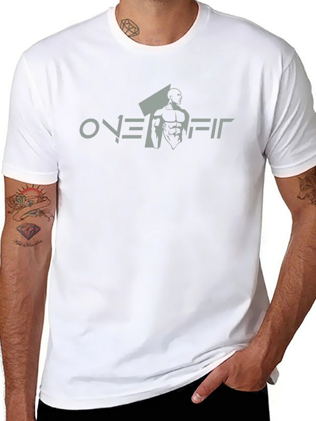 Overfit Black Graphic T-Shirt | Mens Fitness Apparel product image 7