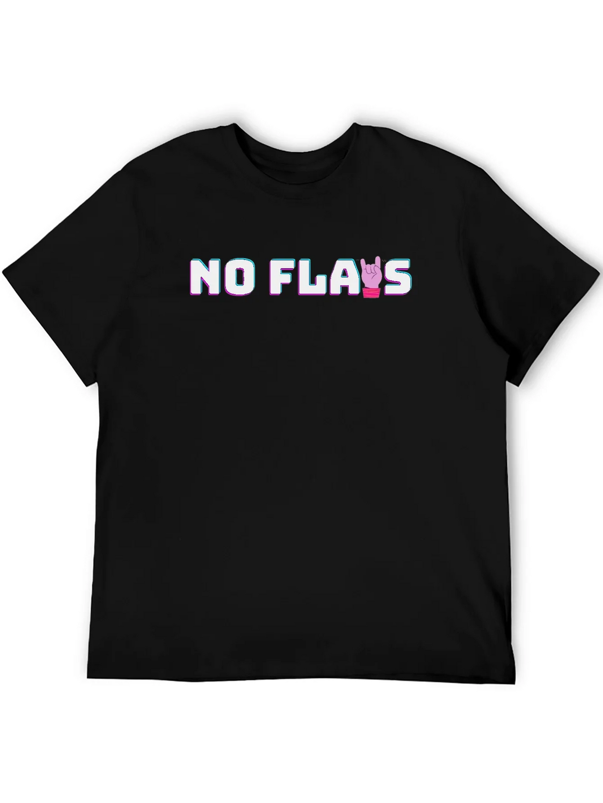 No Flaws Rock On Graphic Tee product image 5