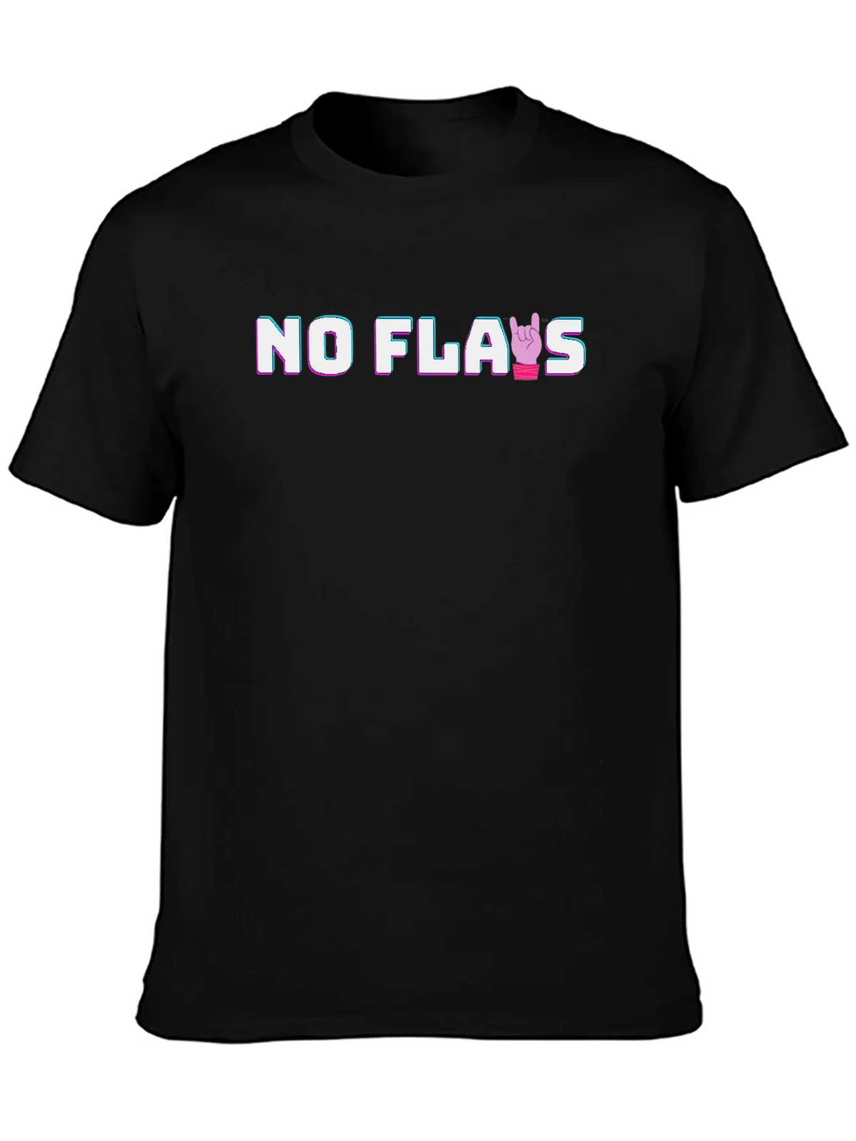 No Flaws Rock On Graphic Tee product image 3