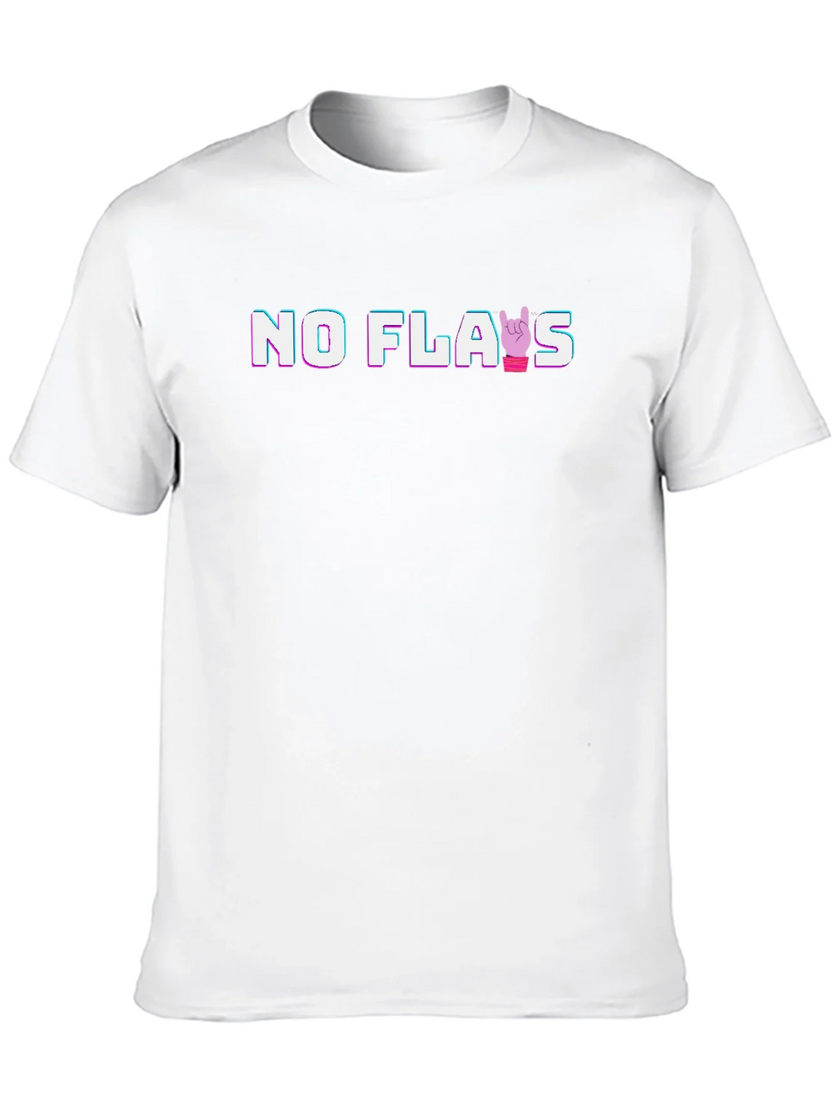 No Flaws Rock On Graphic Tee product image 9