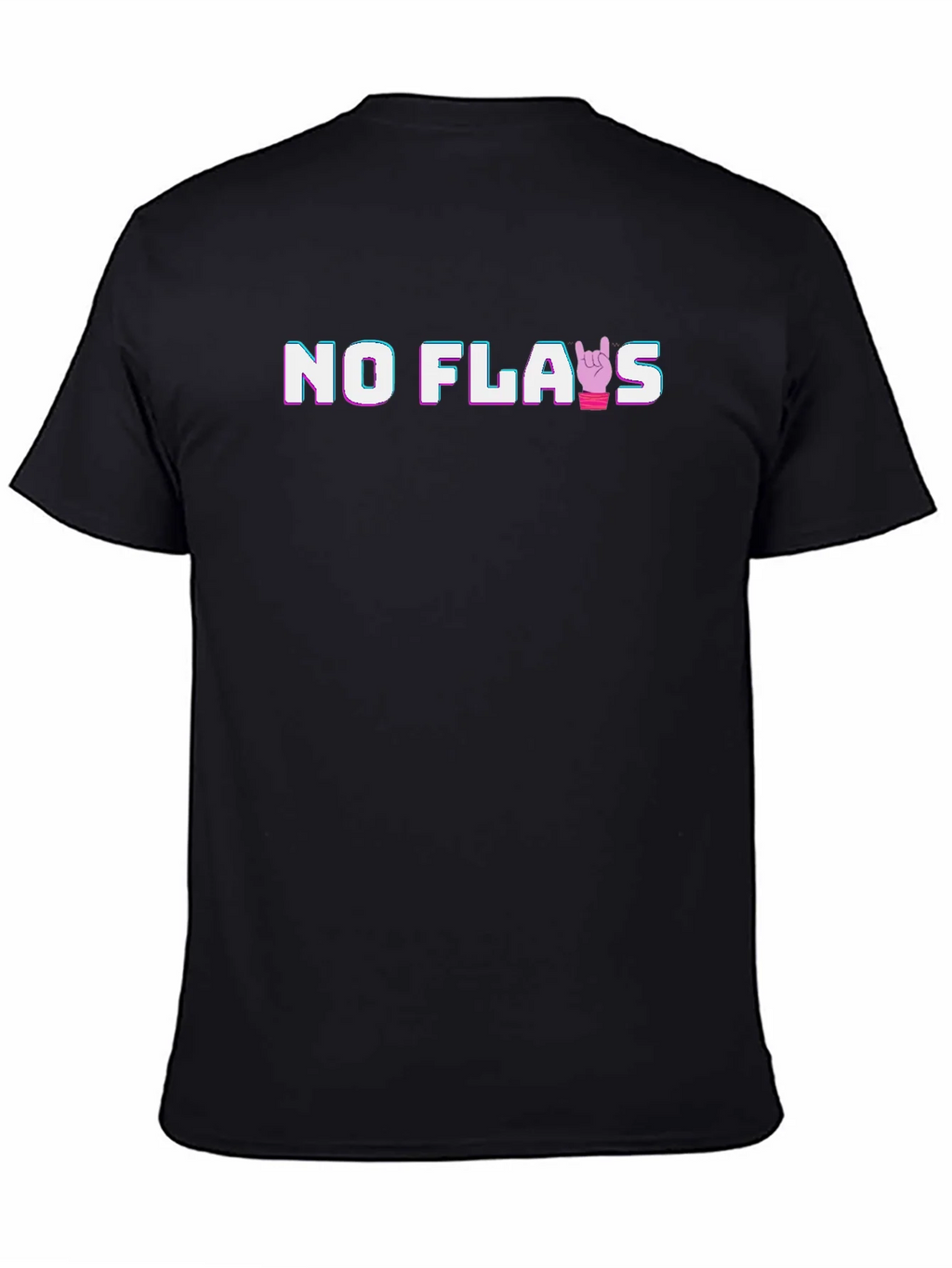 No Flaws Rock On Graphic Tee product image 4