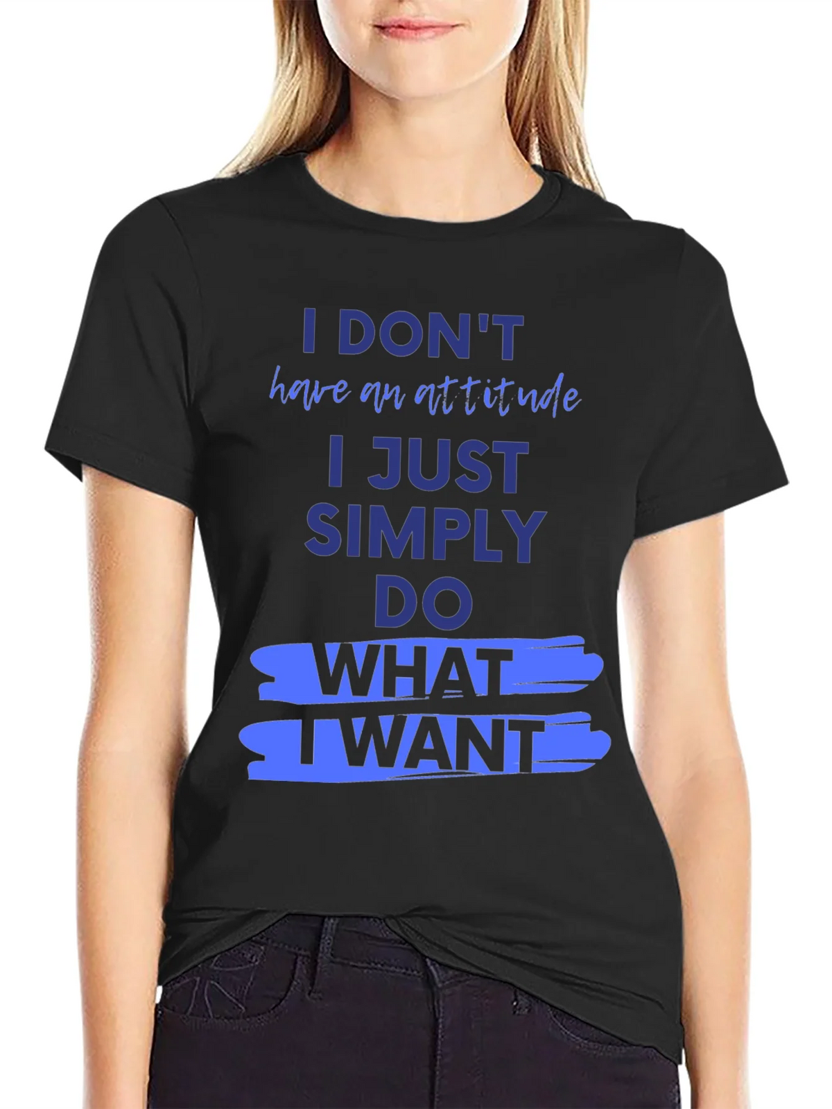 Attitude Slogan T-Shirt - Bold Statement Tee product image 2