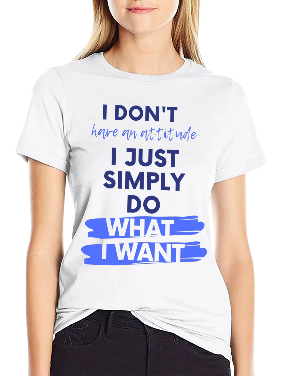 Attitude Slogan T-Shirt - Bold Statement Tee product image 4