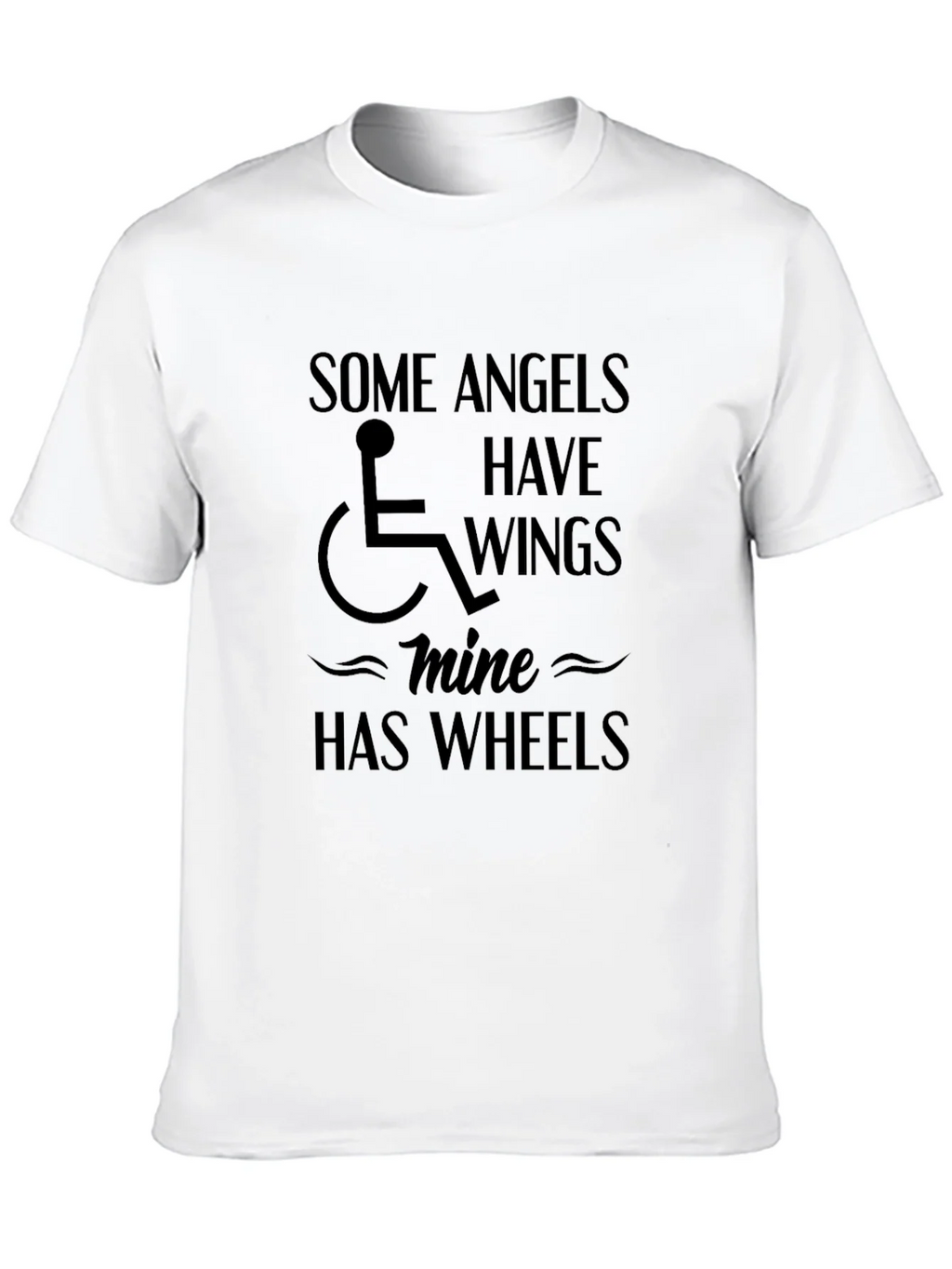 Angels Have Wings Mine Has Wheels T-Shirt product image 9