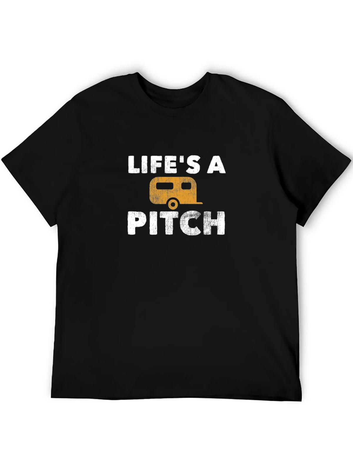 Lifes a Pitch Camping T-Shirt product image 5