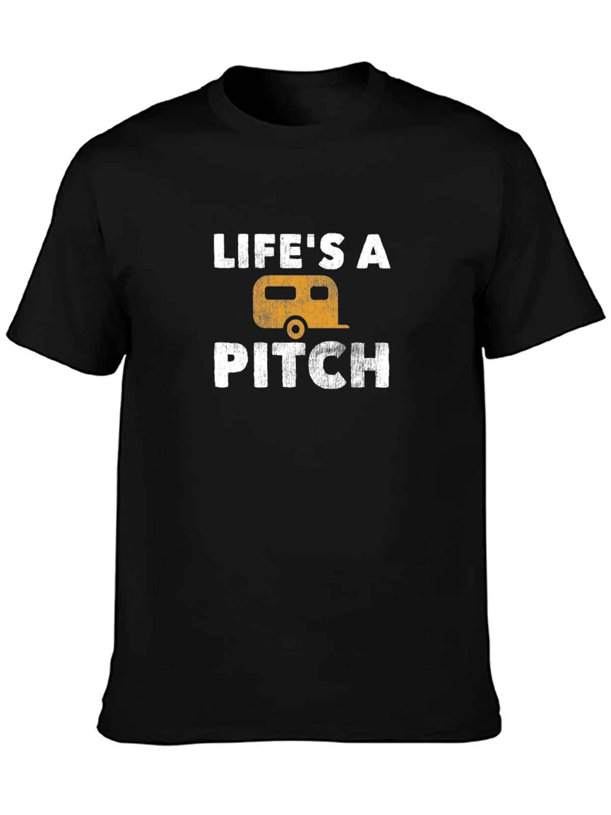 Lifes a Pitch Camping T-Shirt product image 3