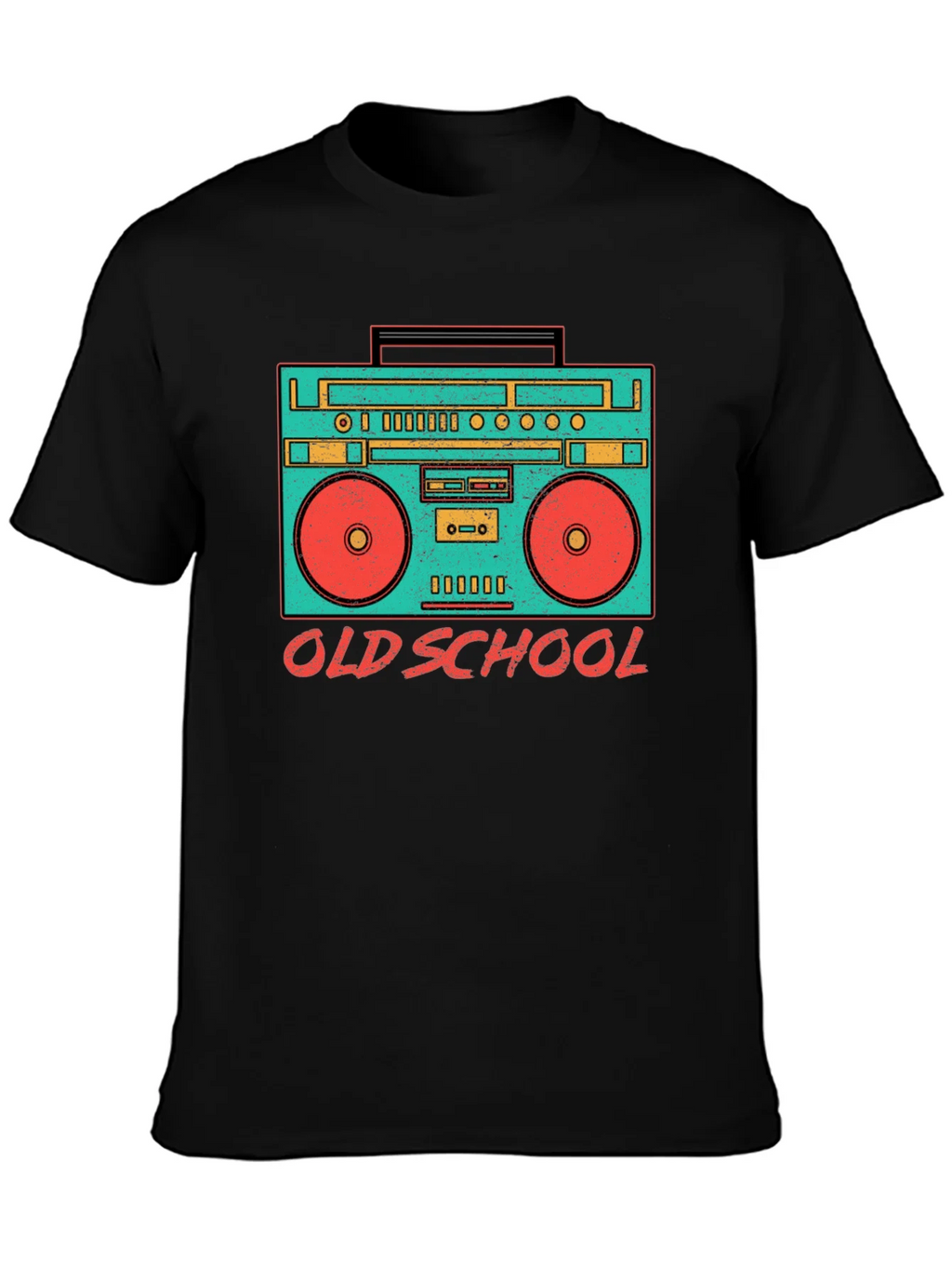 Retro Boombox Old School Graphic T-Shirt product image 3