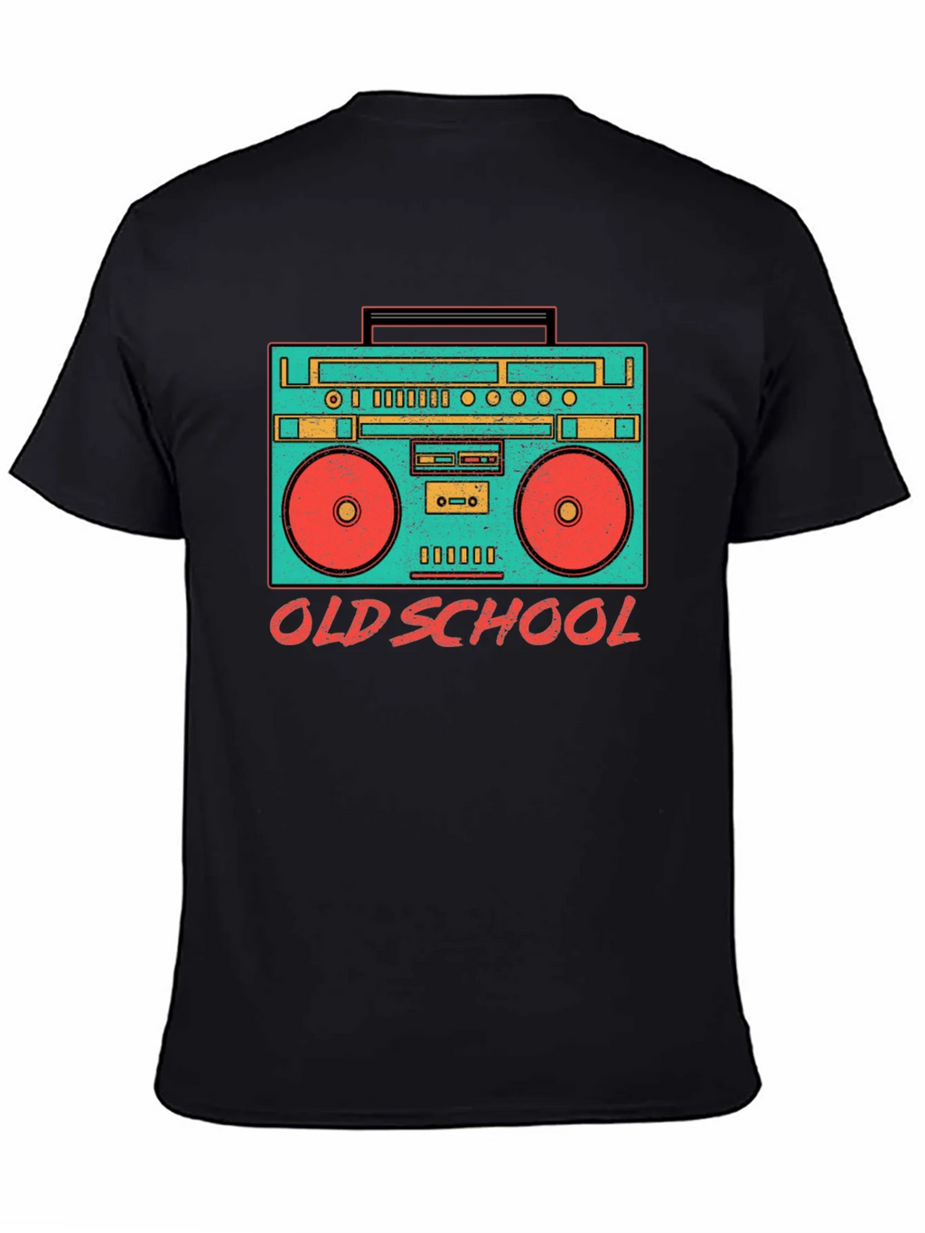 Retro Boombox Old School Graphic T-Shirt product image 4