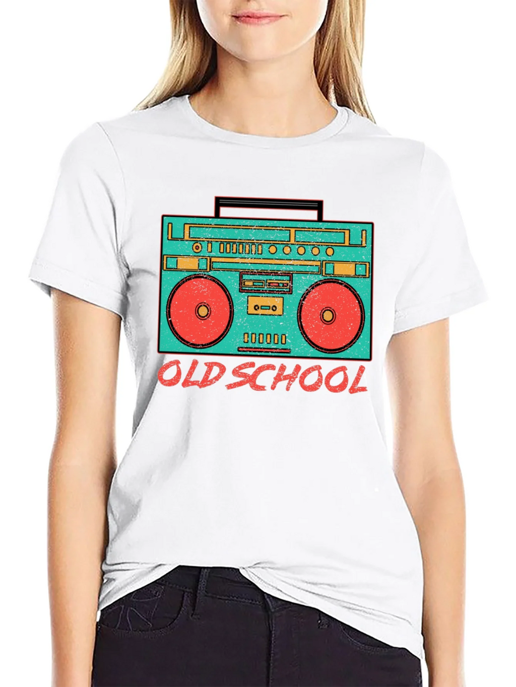 Retro Boombox Old School Graphic T-Shirt product image 8