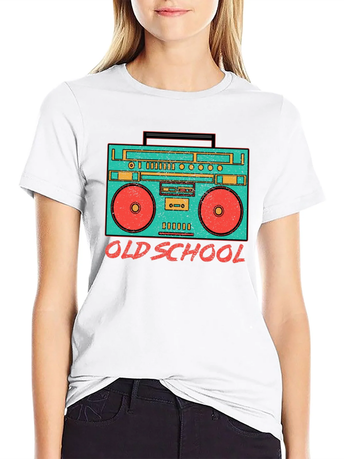 Retro Boombox Old School Graphic T-Shirt product image 8