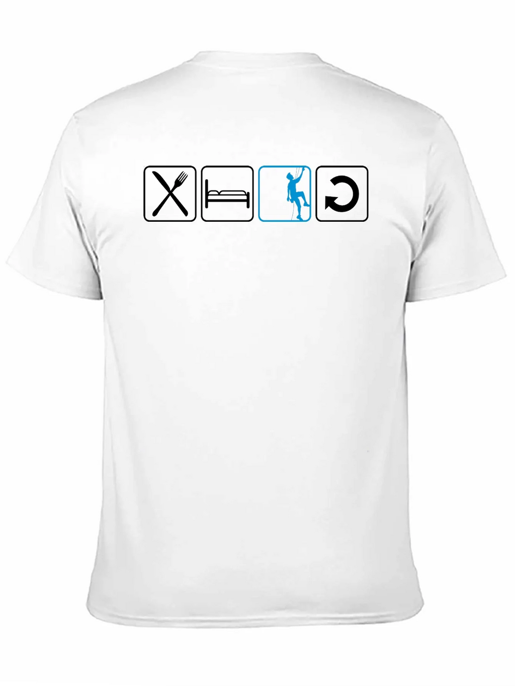 Eat Sleep Climb Repeat Black T-Shirt product image 10