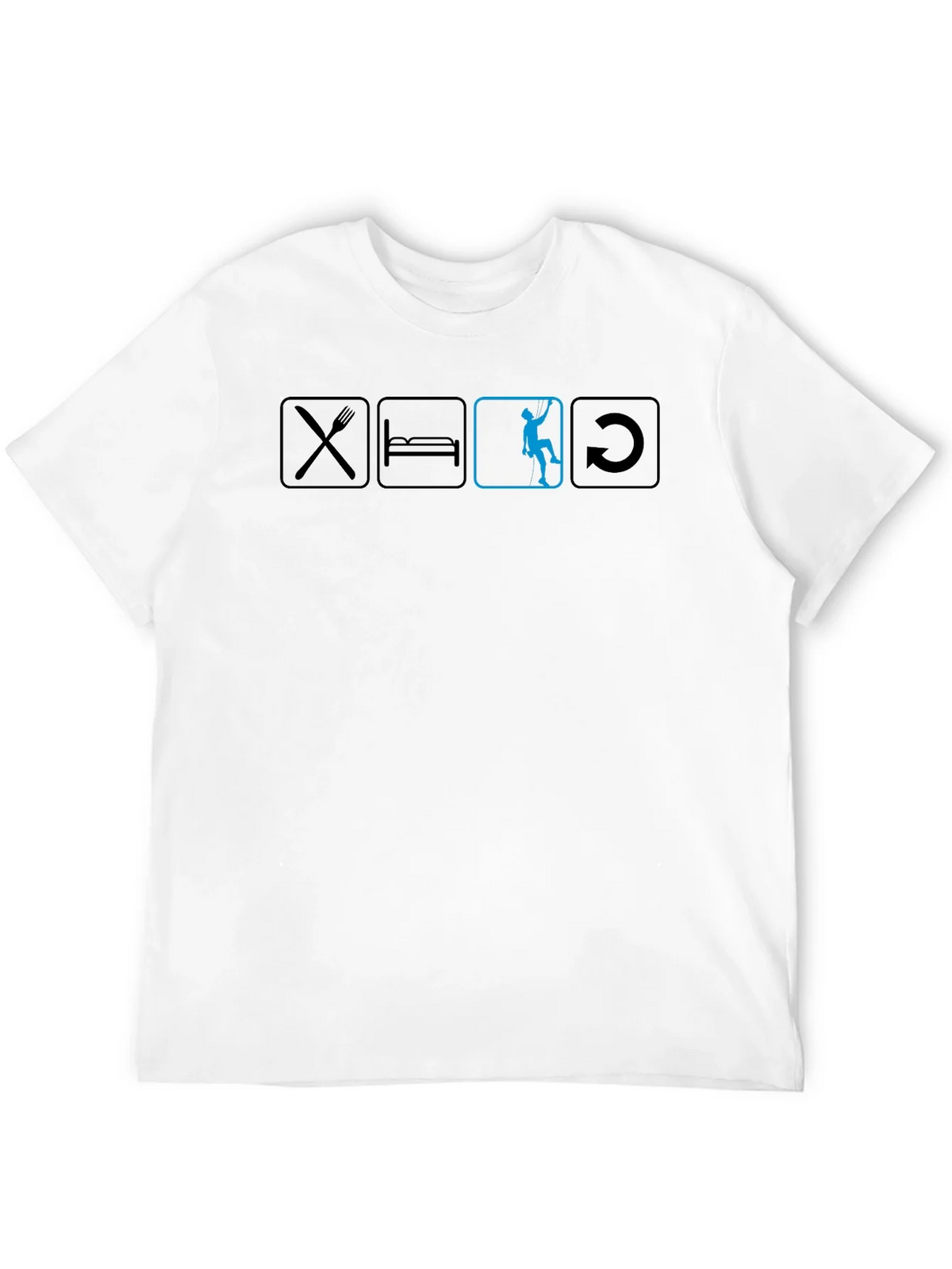 Eat Sleep Climb Repeat Black T-Shirt product image 11