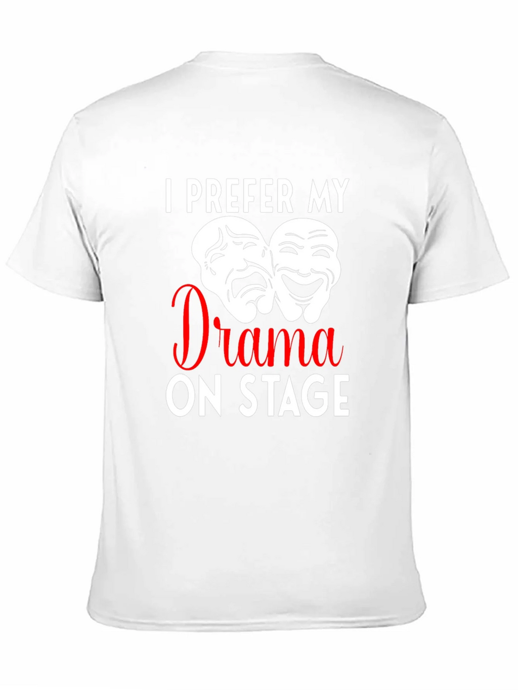 Drama On Stage T-Shirt Theater Mask Design product image 10