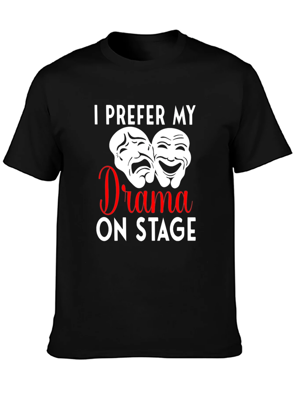 Drama On Stage T-Shirt Theater Mask Design product image 3