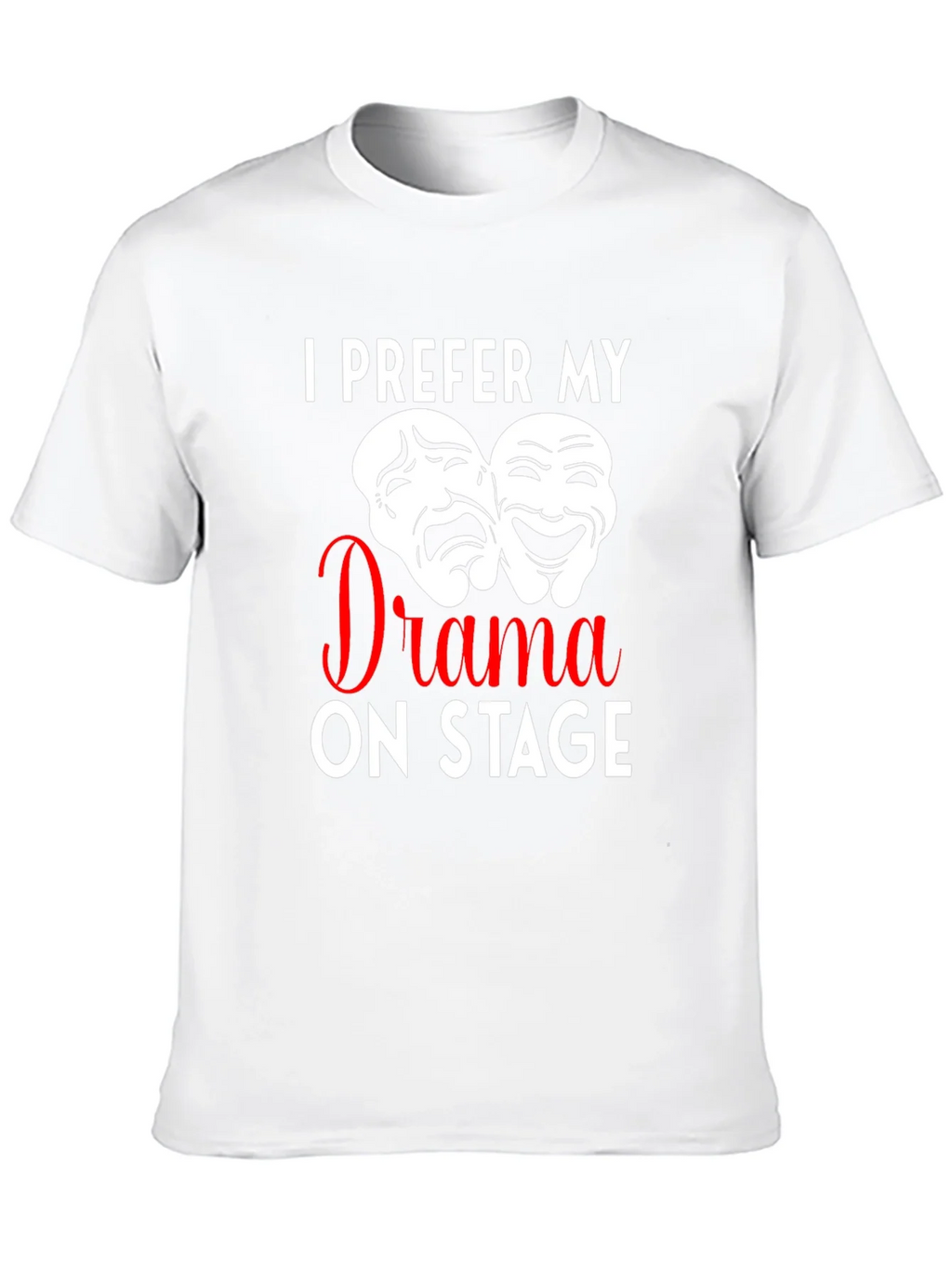 Drama On Stage T-Shirt Theater Mask Design product image 9