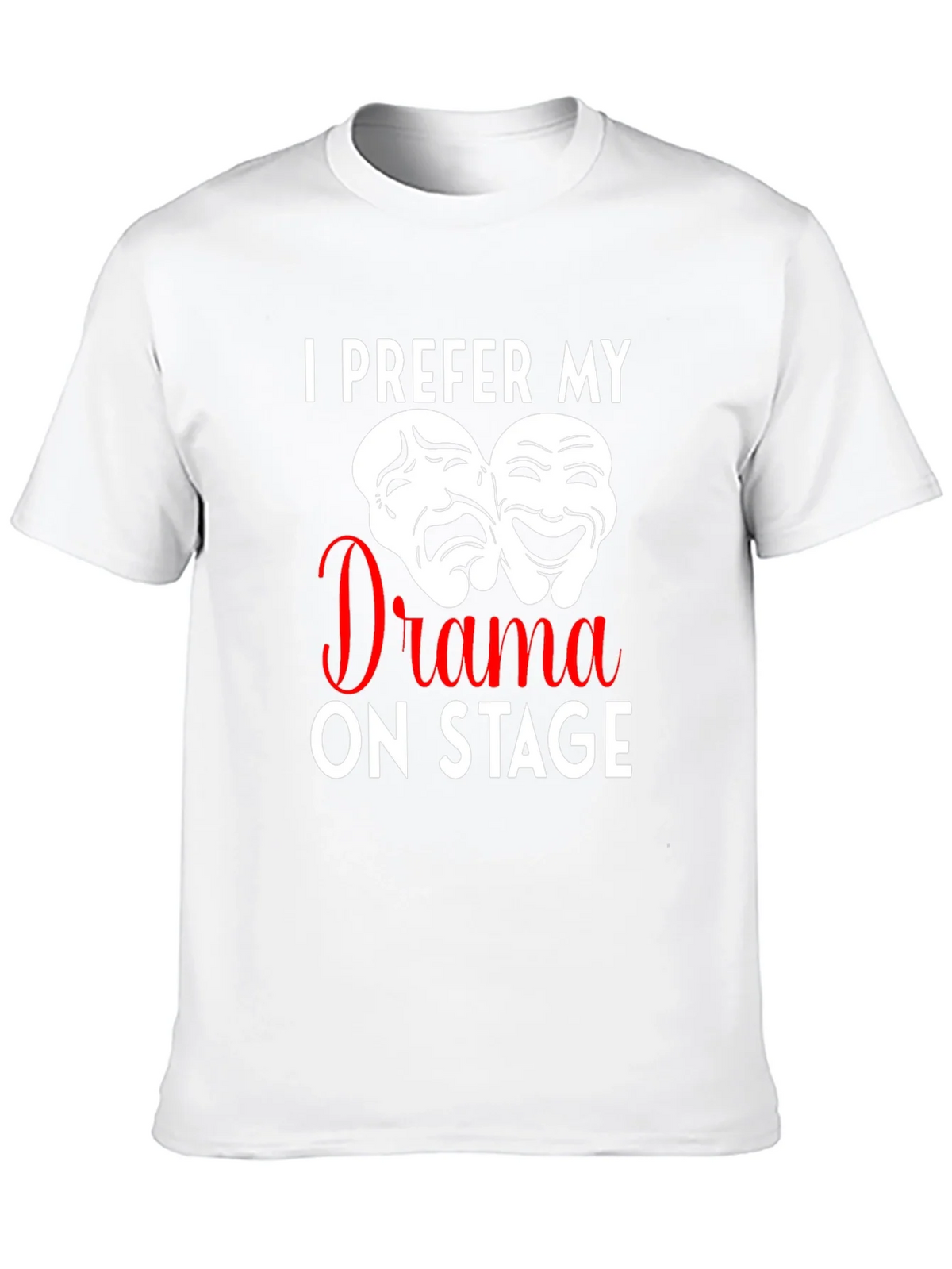 Drama On Stage T-Shirt Theater Mask Design product image 9