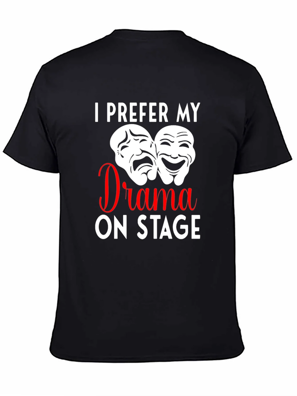 Drama On Stage T-Shirt Theater Mask Design product image 4