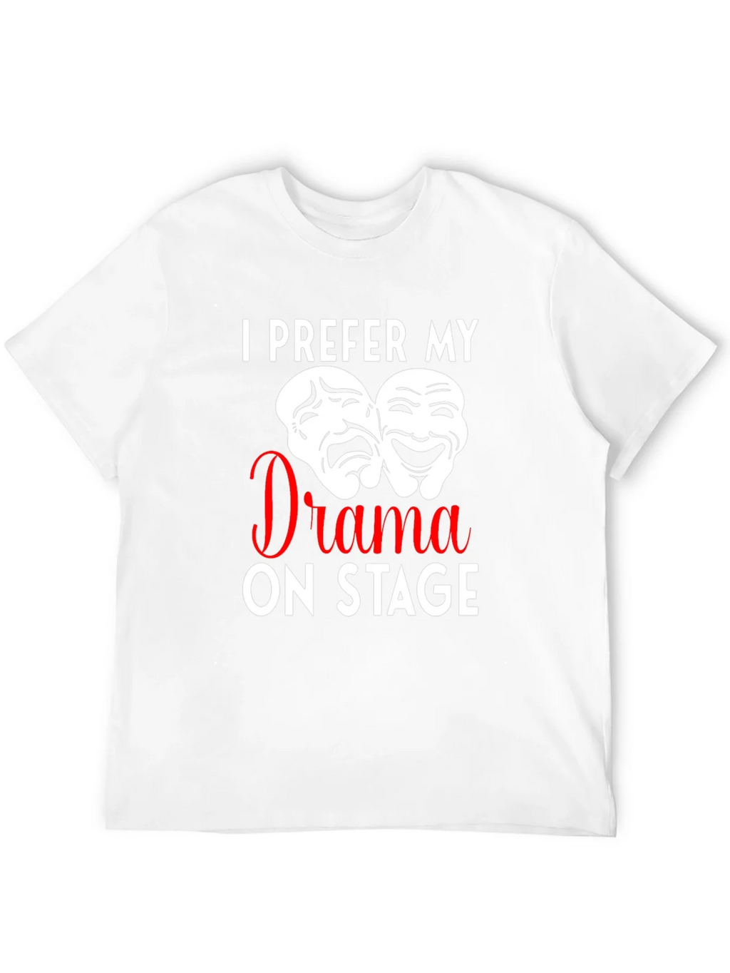 Drama On Stage T-Shirt Theater Mask Design product image 11