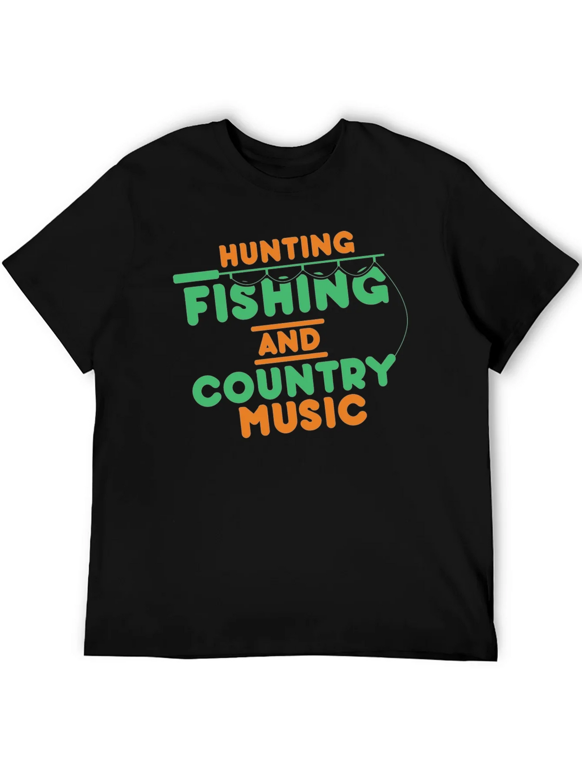 Hunting Fishing & Country Music T-Shirt product image 4