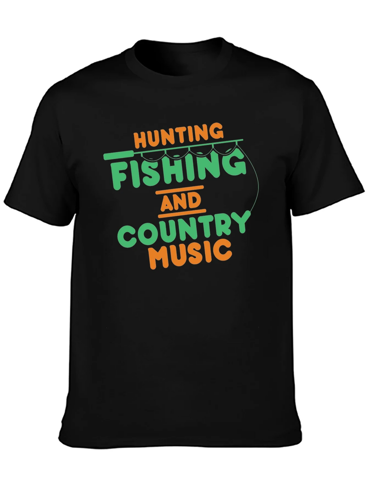Hunting Fishing & Country Music T-Shirt product image 3
