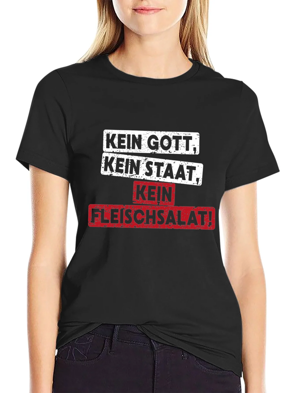Kein Gott Staat Fleischsalat! T-Shirt product image 2