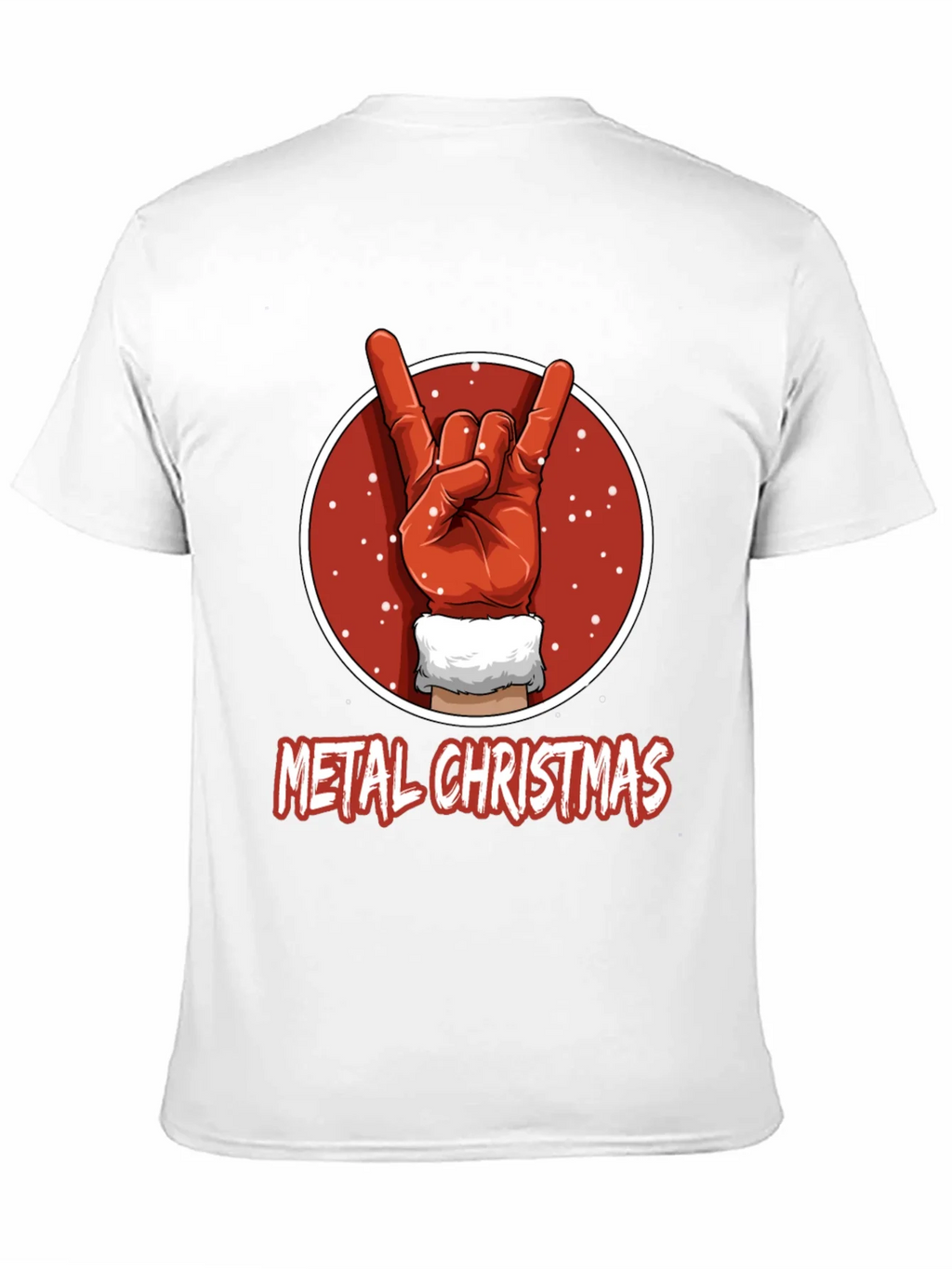 Metal Christmas T-Shirt - Rock On Santa! product image 10