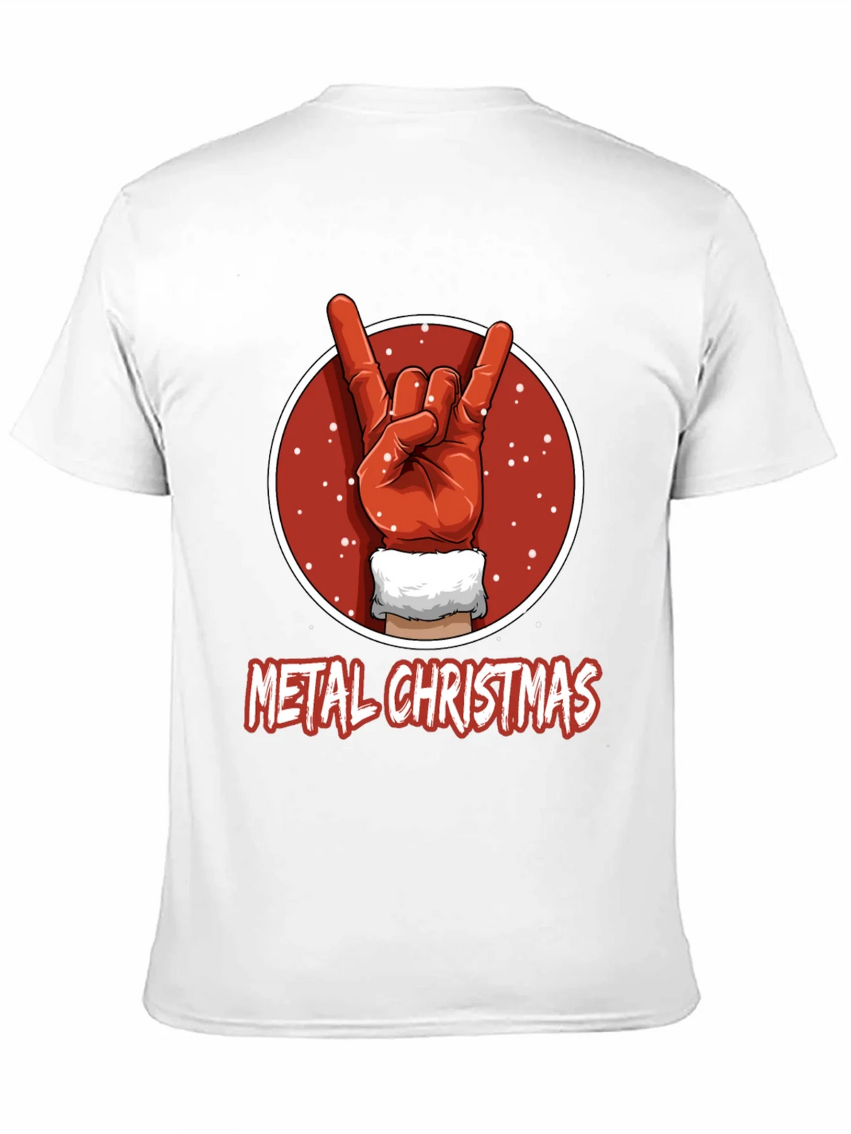 Metal Christmas T-Shirt - Rock On Santa! product image 10