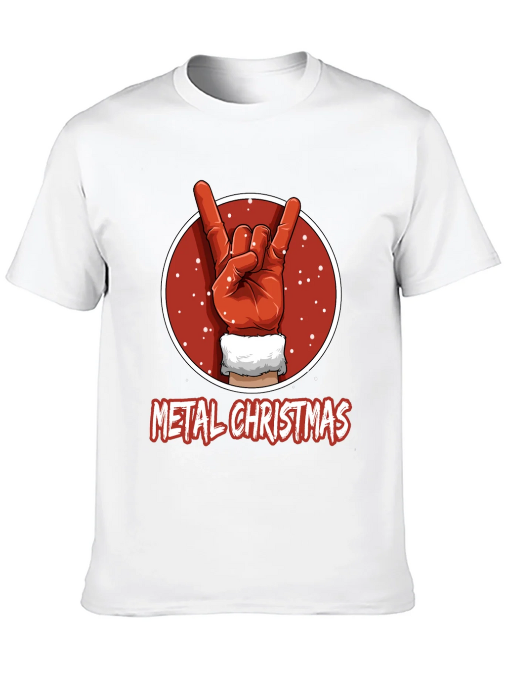 Metal Christmas T-Shirt - Rock On Santa! product image 9