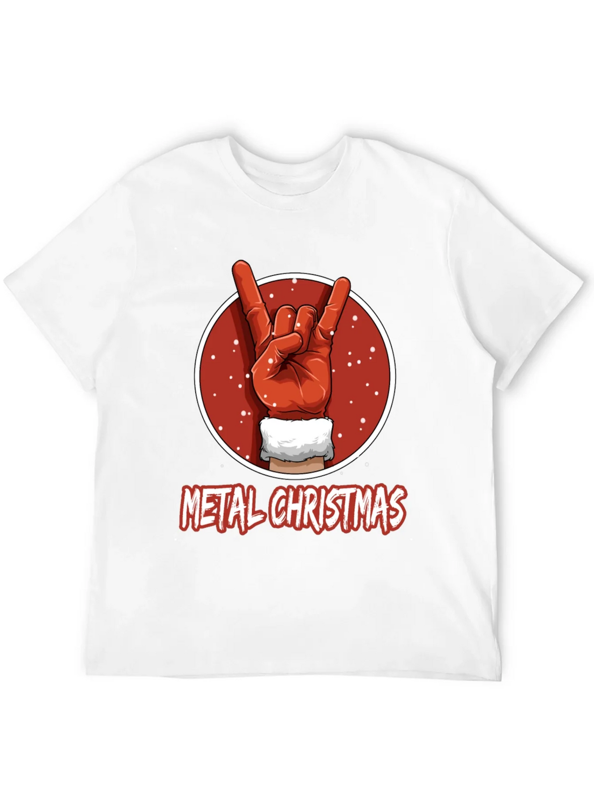 Metal Christmas T-Shirt - Rock On Santa! product image 11