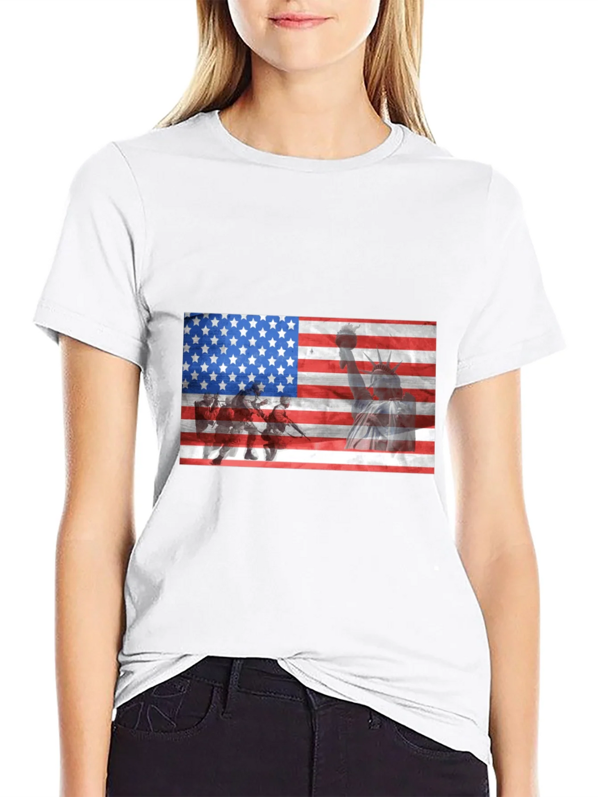 USA Flag Liberty Graphic T-Shirt product image 8