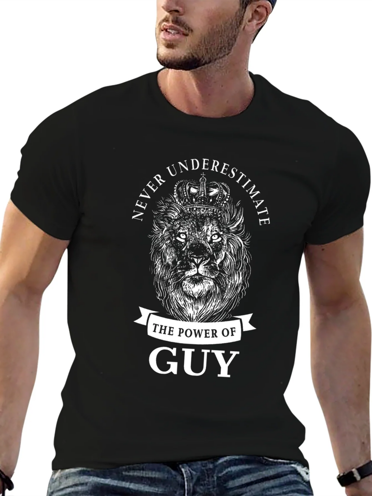Never Underestimate The Power of Guy Lion T-Shirt product image 6