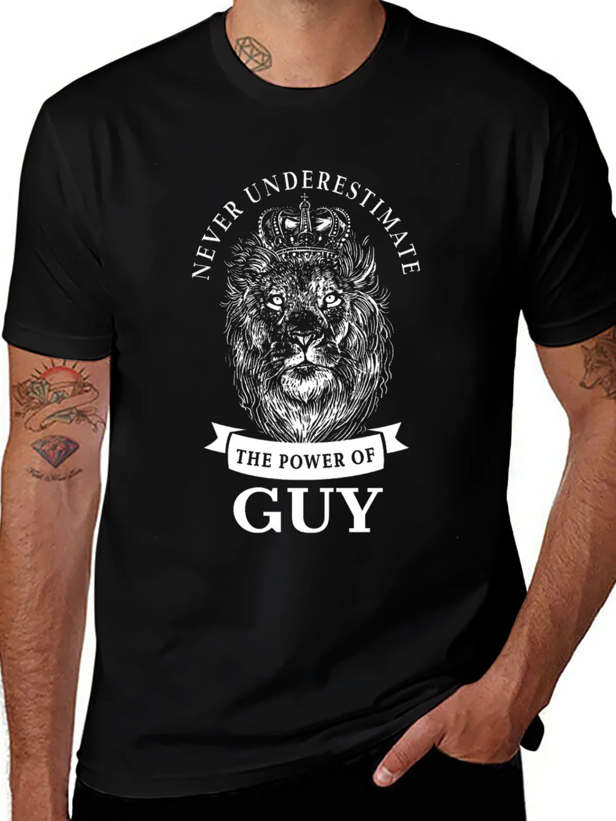 Never Underestimate The Power of Guy Lion T-Shirt product image 1