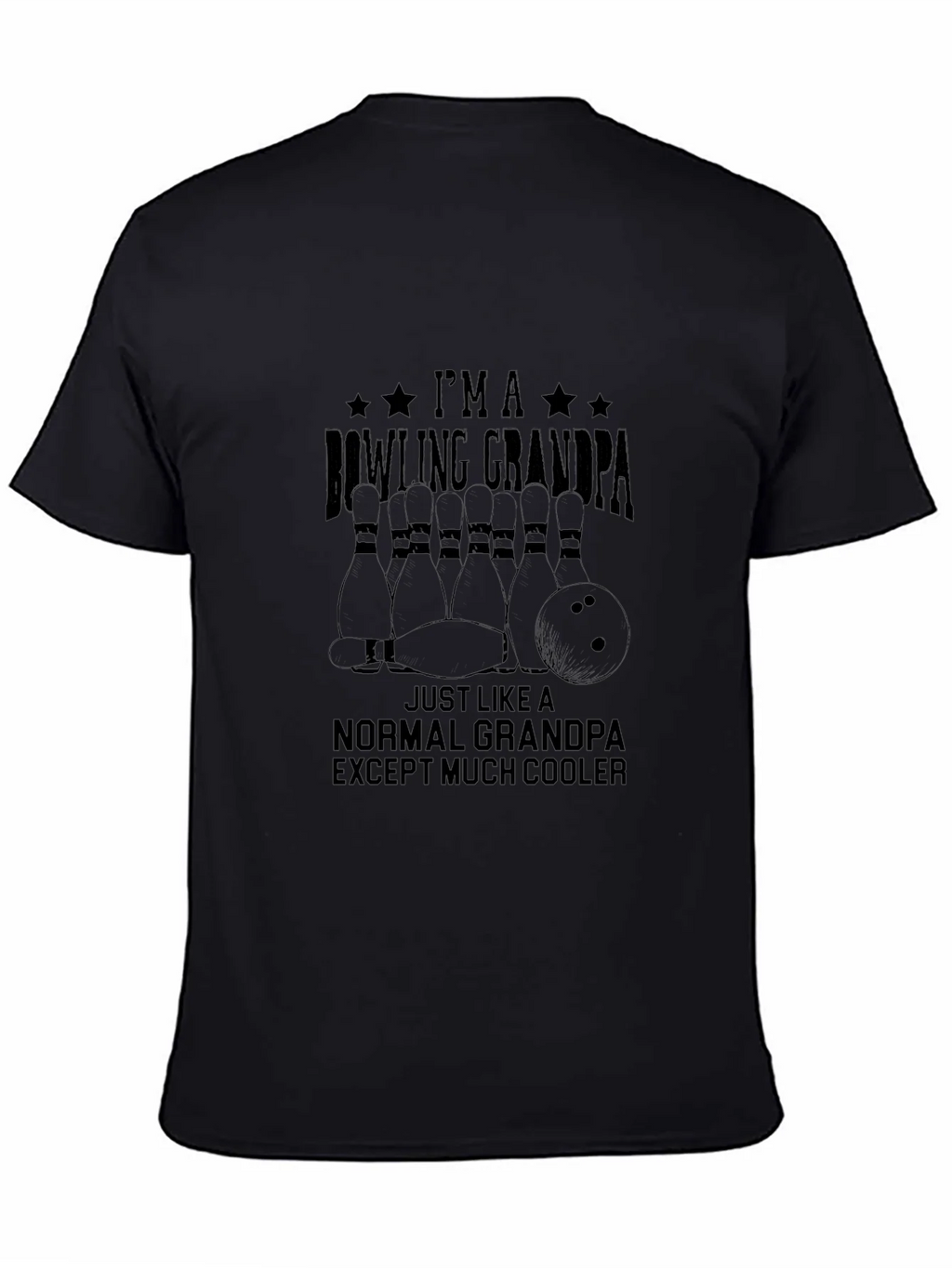 Bowling Grandpa T-Shirt - Cool Grandfather Tee product image 4
