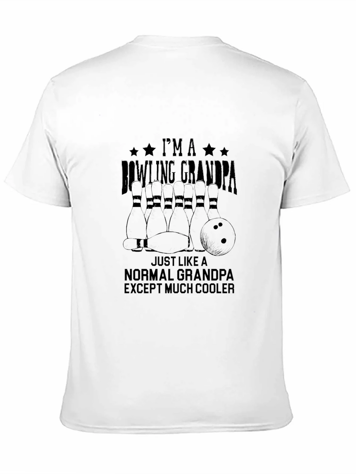 Bowling Grandpa T-Shirt - Cool Grandfather Tee product image 10