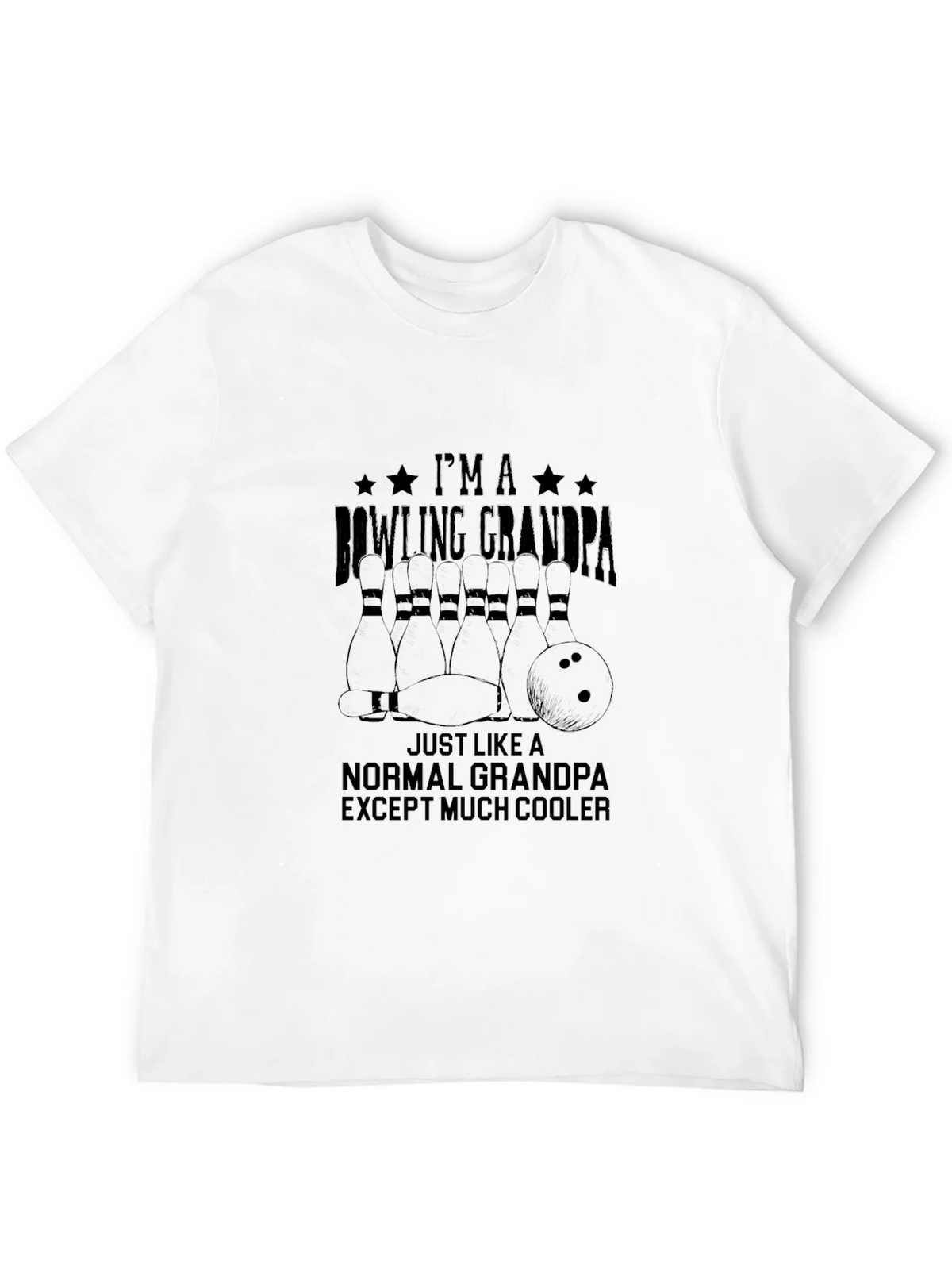 Bowling Grandpa T-Shirt - Cool Grandfather Tee product image 11