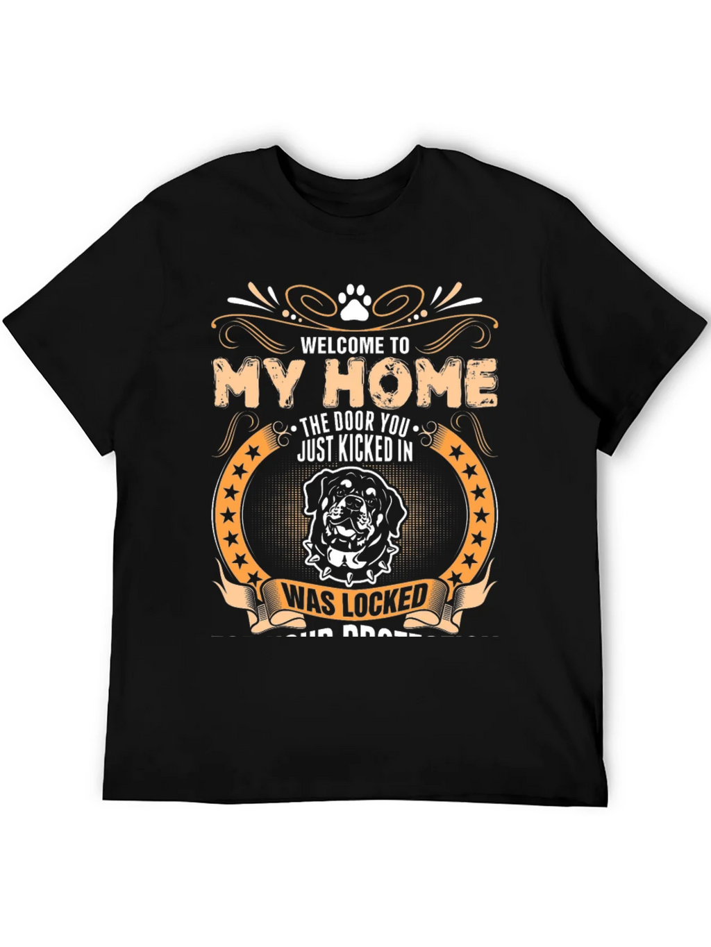 Welcome to My Home Rottweiler Graphic T-Shirt product image 5