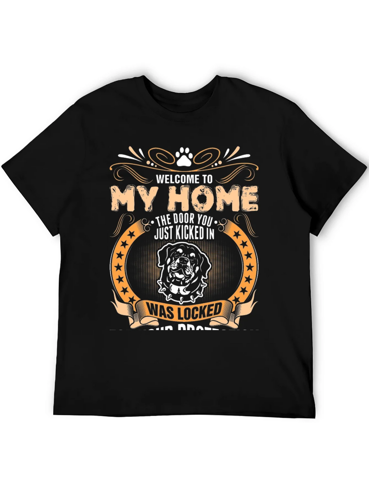 Welcome to My Home Rottweiler Graphic T-Shirt product image 5