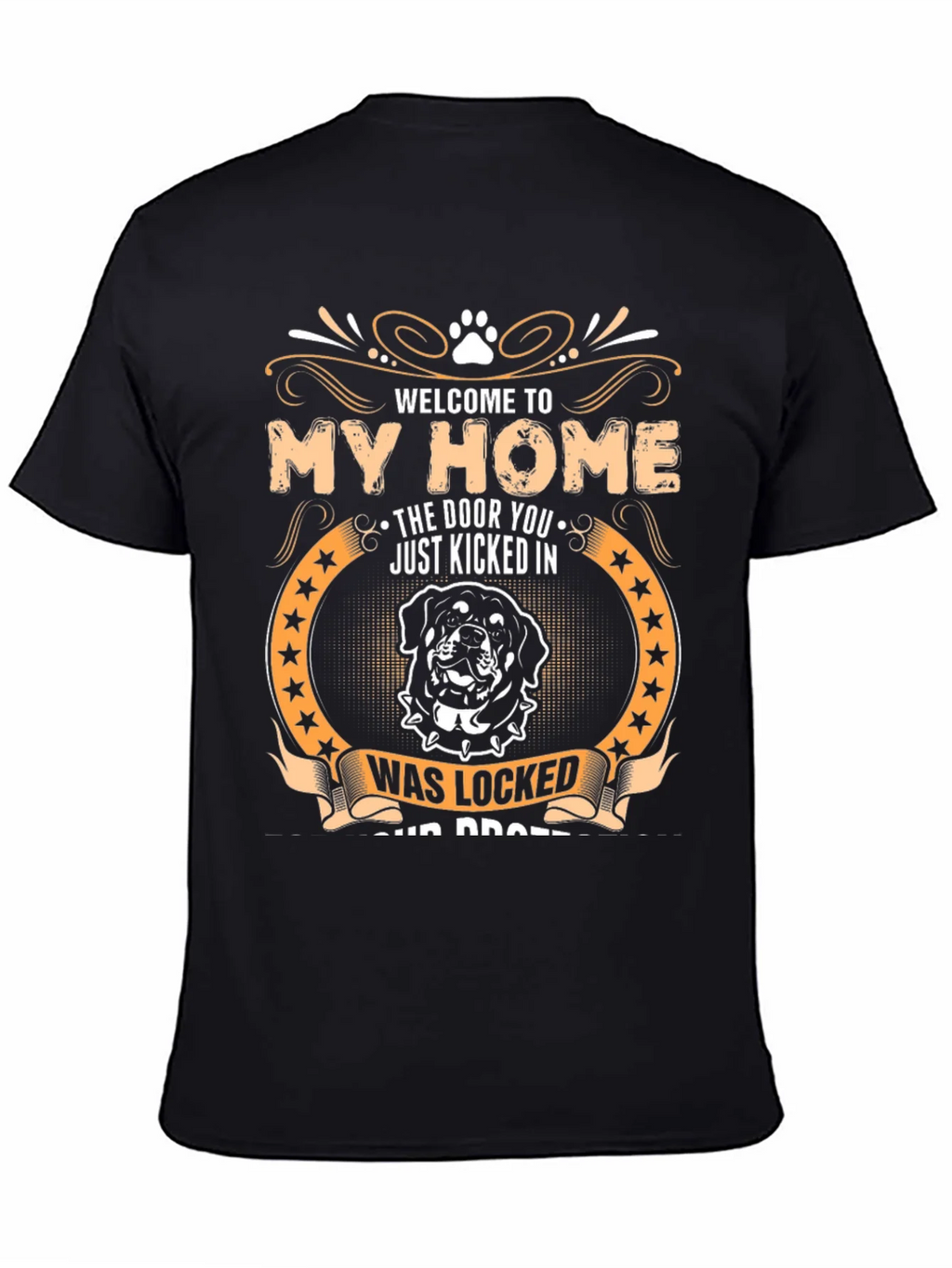 Welcome to My Home Rottweiler Graphic T-Shirt product image 4