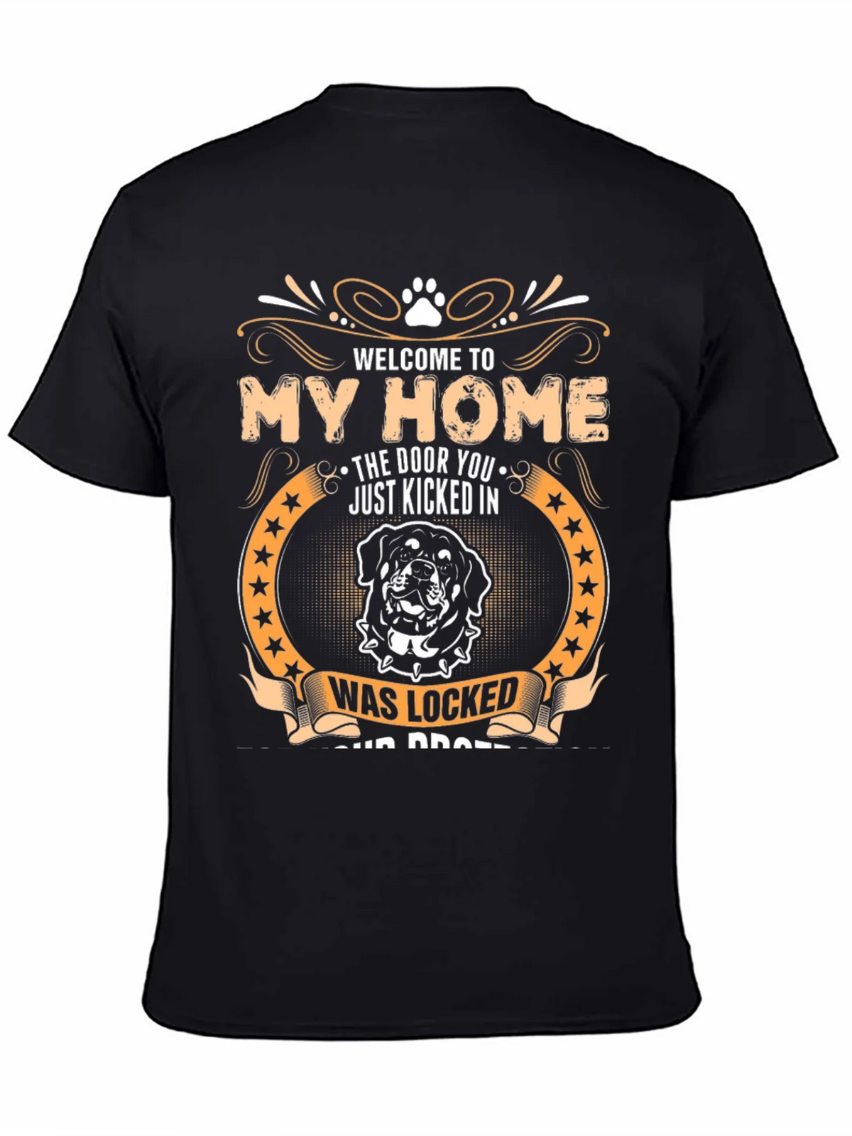 Welcome to My Home Rottweiler Graphic T-Shirt product image 4