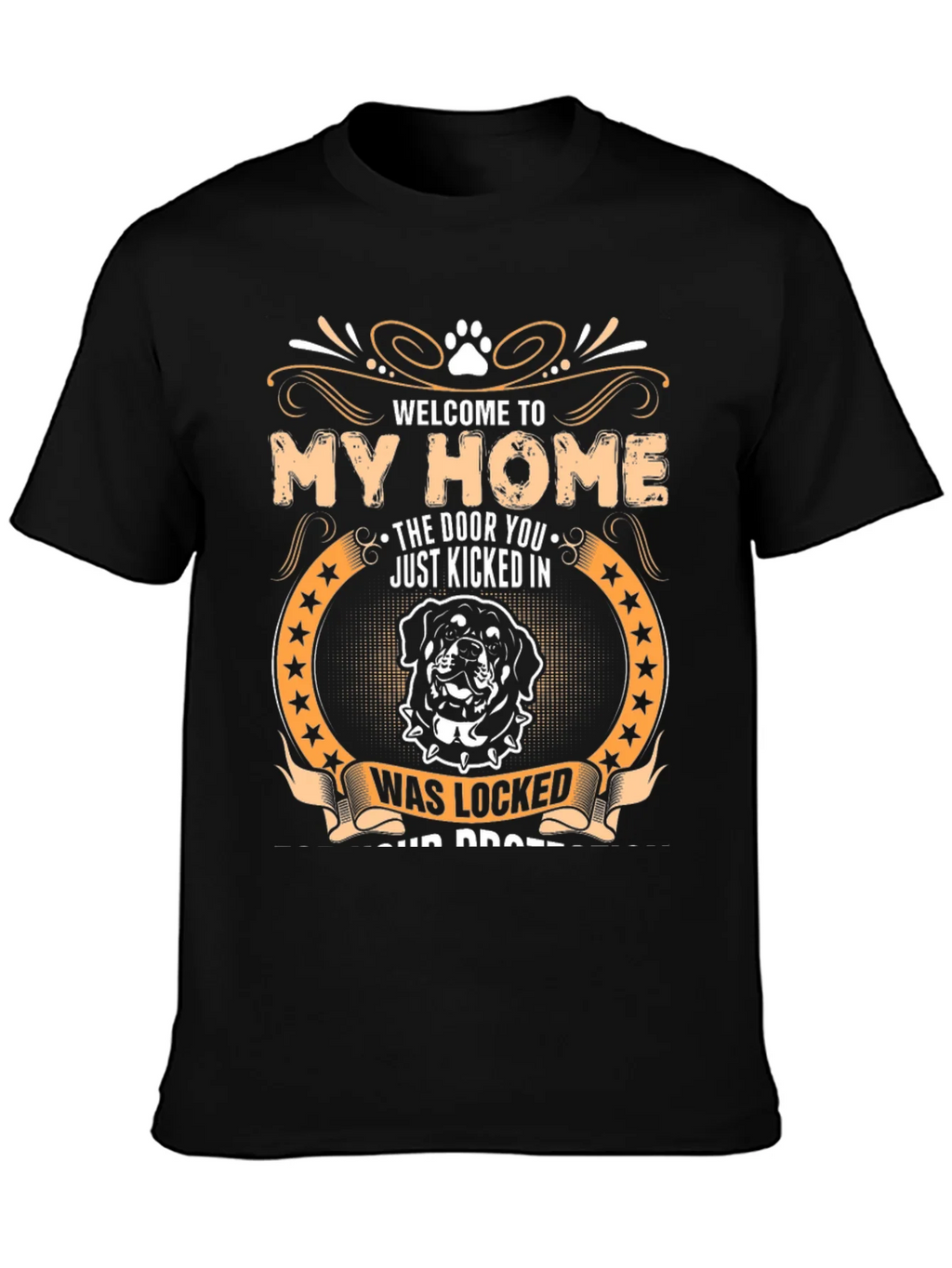 Welcome to My Home Rottweiler Graphic T-Shirt product image 3