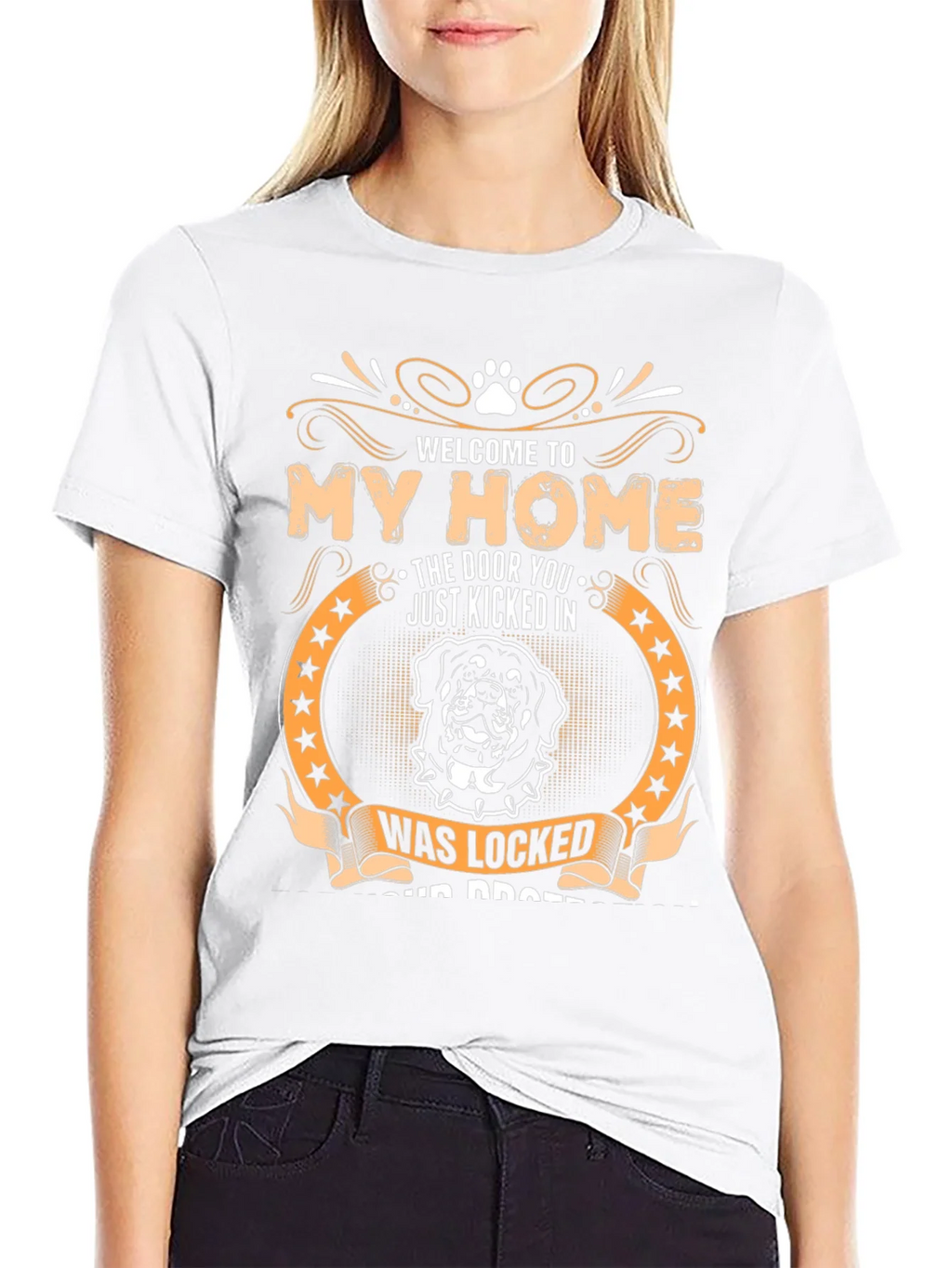 Welcome to My Home Rottweiler Graphic T-Shirt product image 8