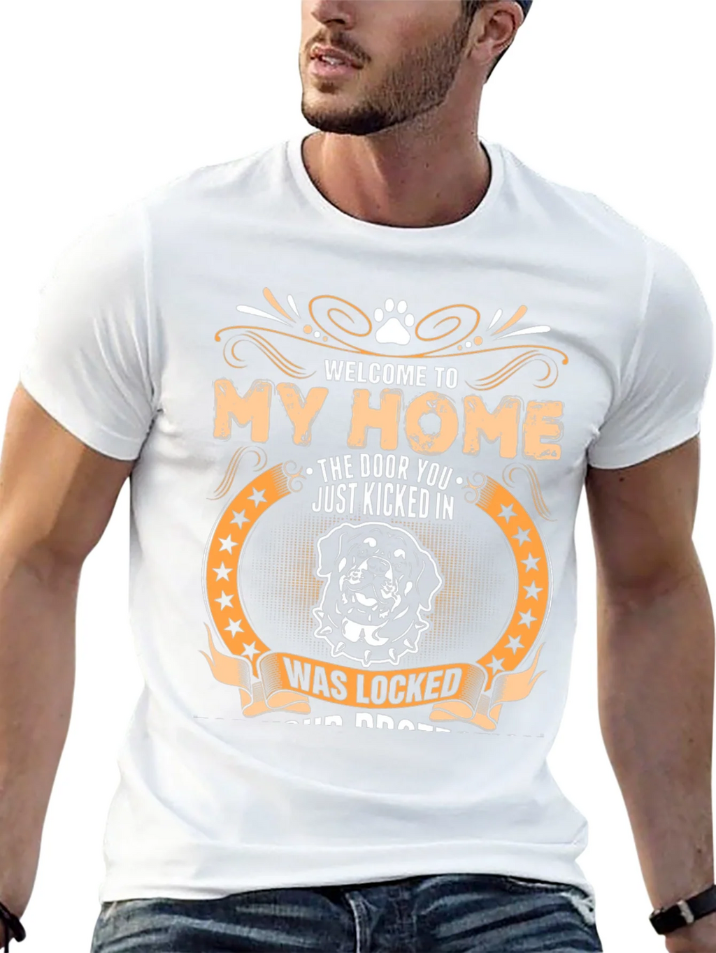 Welcome to My Home Rottweiler Graphic T-Shirt product image 12