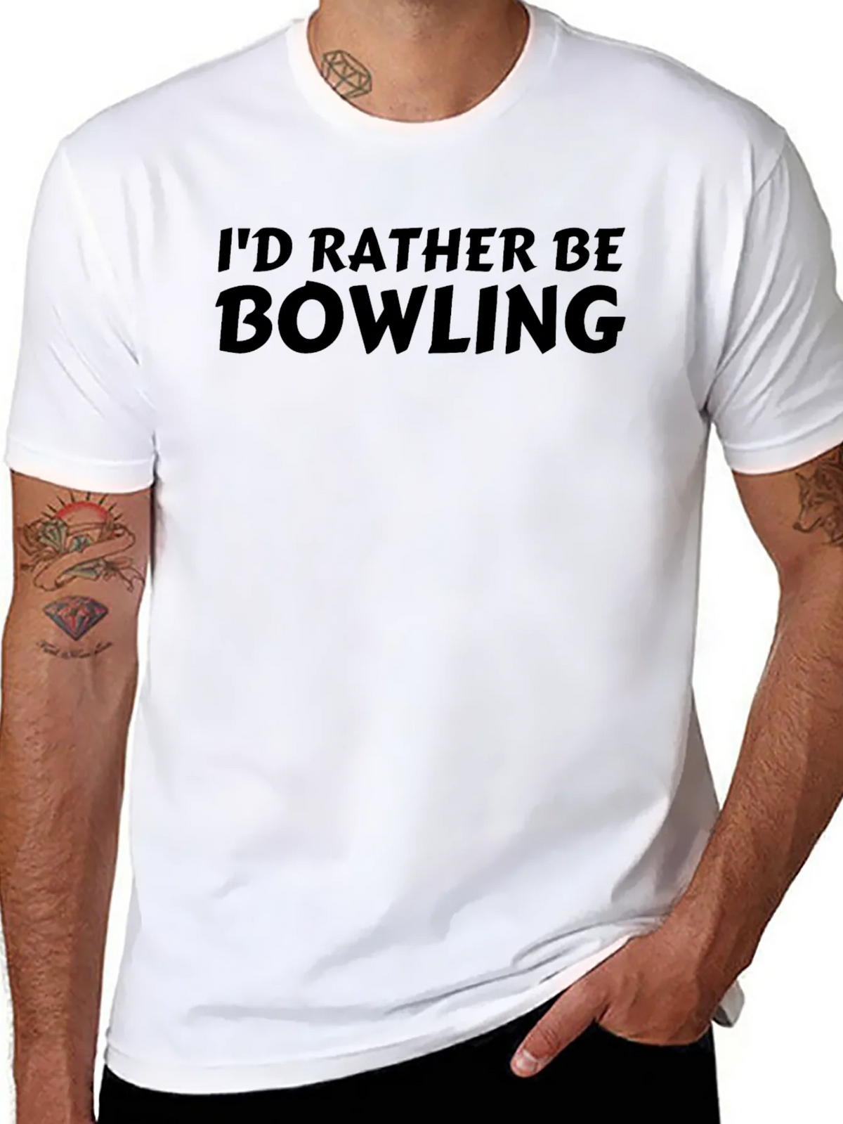 Id Rather Be Bowling T-Shirt product image 7