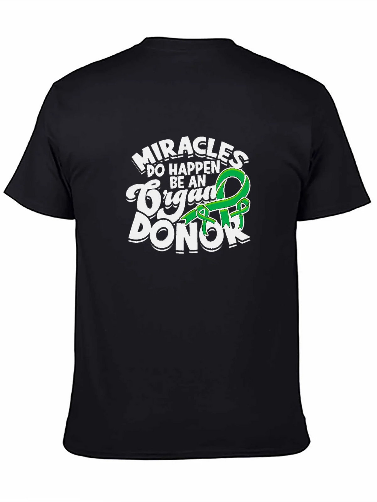 Miracles Happen Organ Donor Graphic T-Shirt product image 3