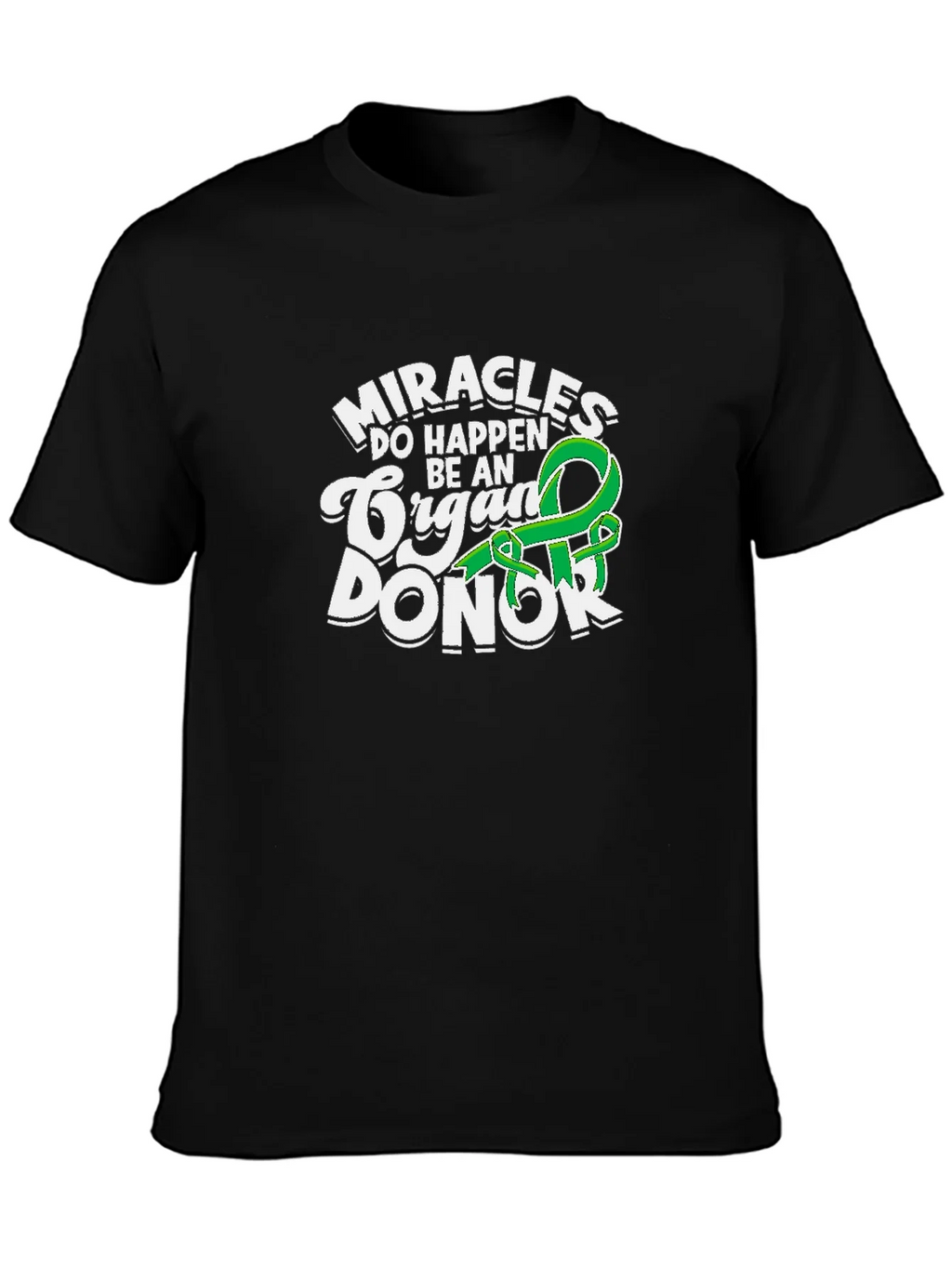 Miracles Happen Organ Donor Graphic T-Shirt product image 2