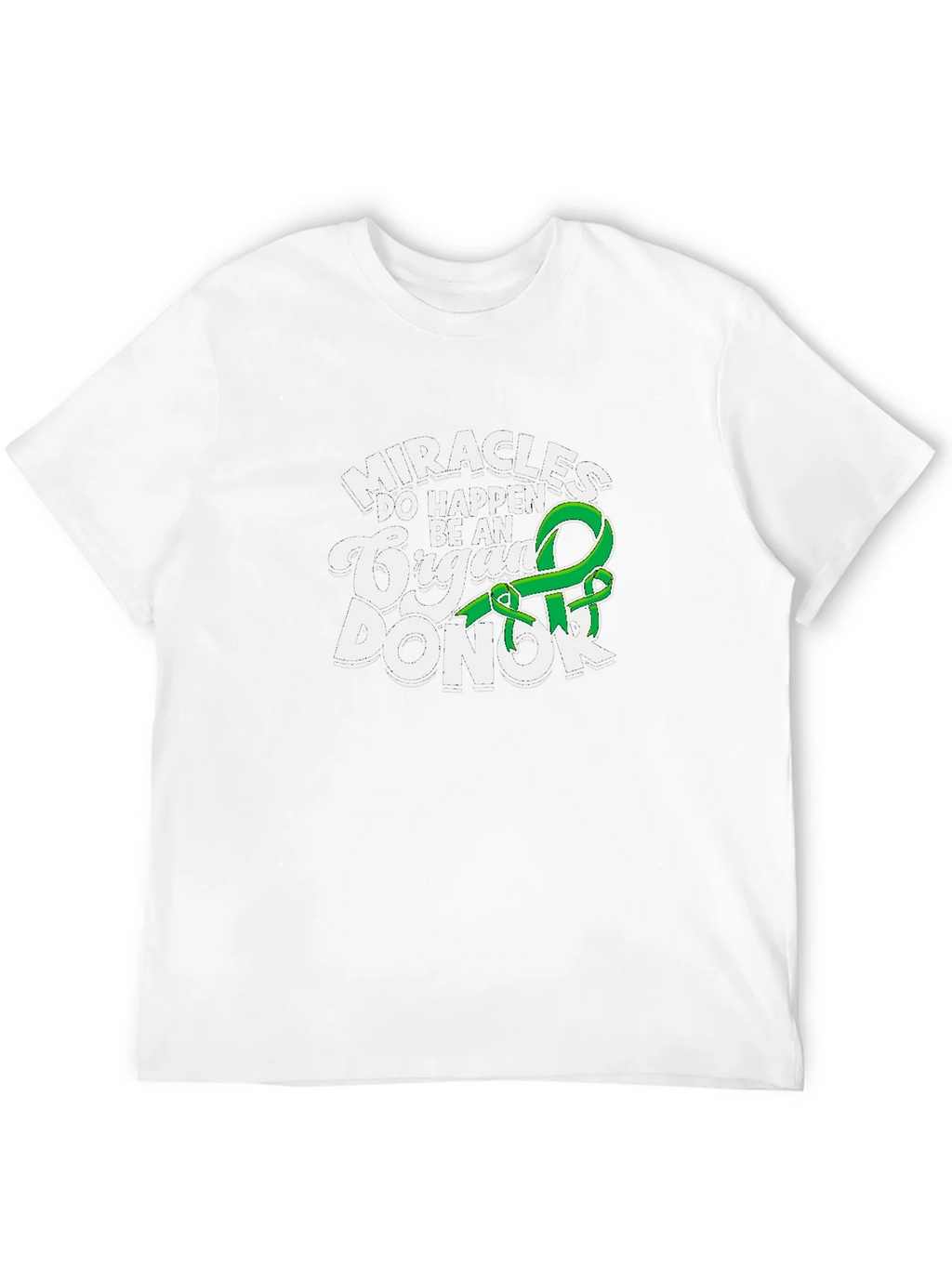 Miracles Happen Organ Donor Graphic T-Shirt product image 9