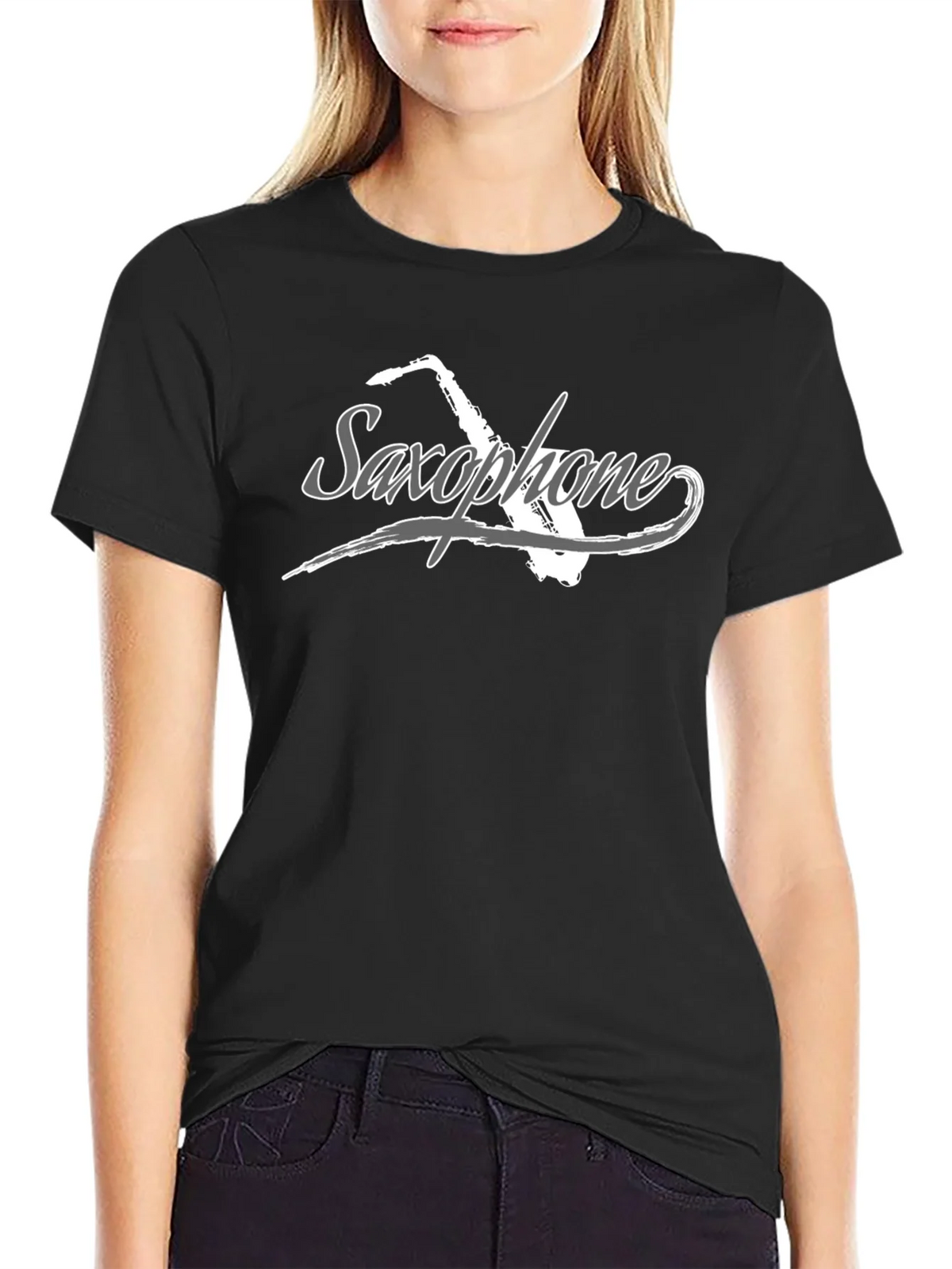 Saxophone Graphic T-Shirt - Cool Music Lover Tee product image 2